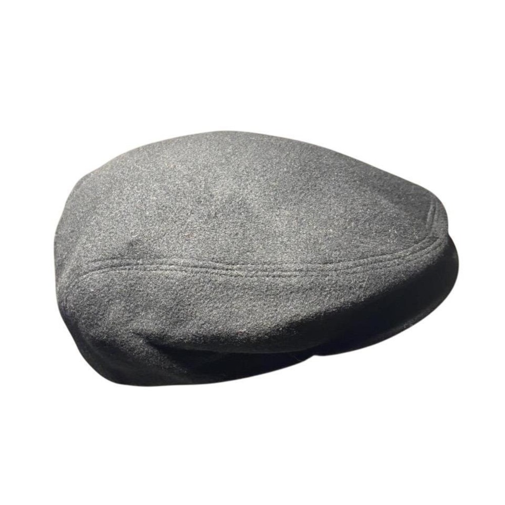 Country Gentleman Mens Charcoal Grey Wool‎ Cashmere Flat Cap Hat Made in Italy